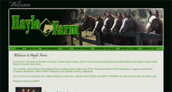Desktop Screenshot of haylofarms.com